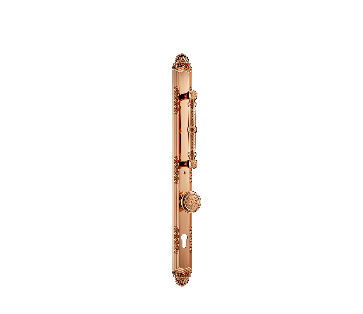 Luxury ornate door handle